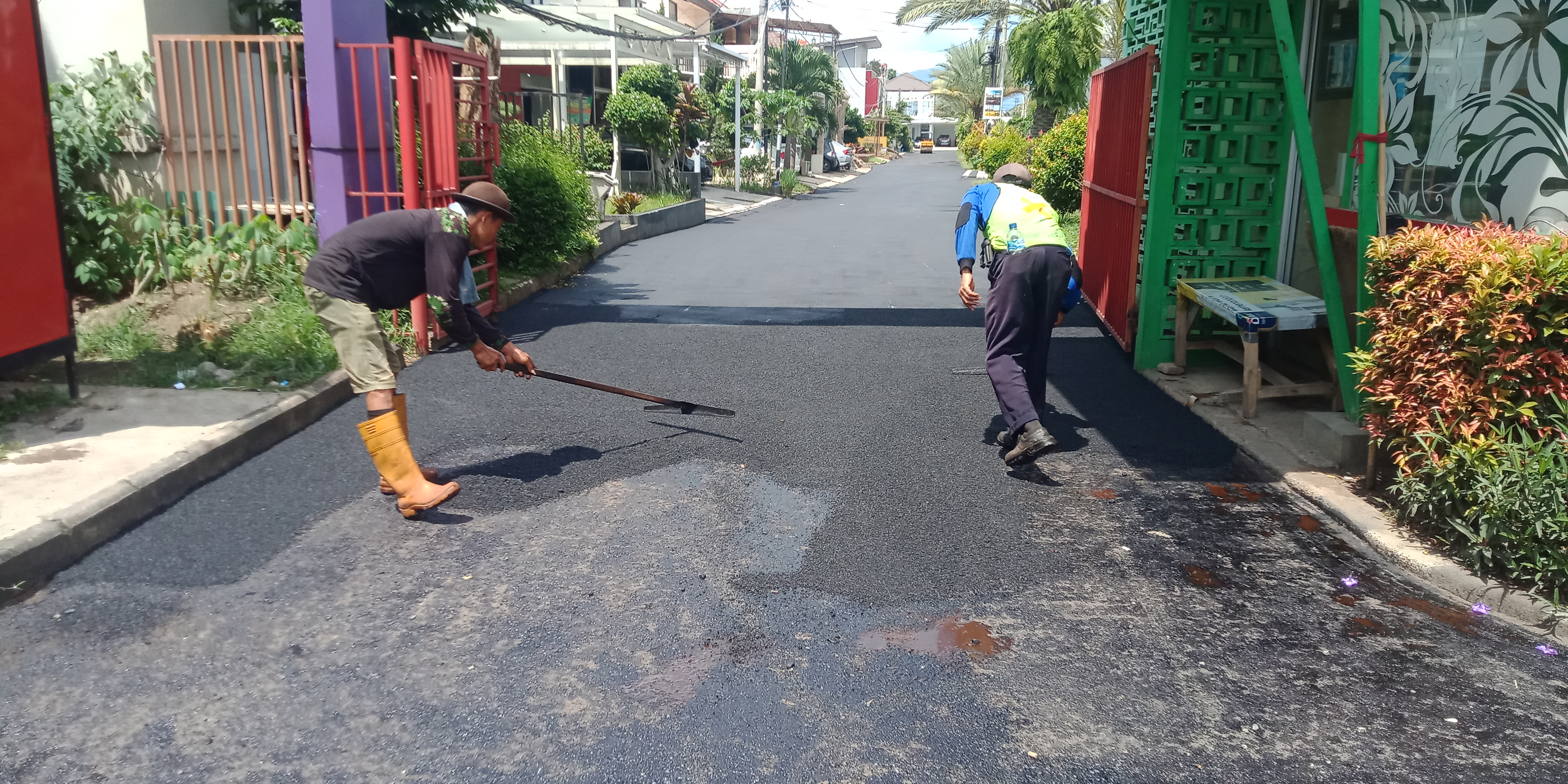 pengaspalan aspal hotmix murah semarang Pengaspalan murah jalan perumahan Gunungpati